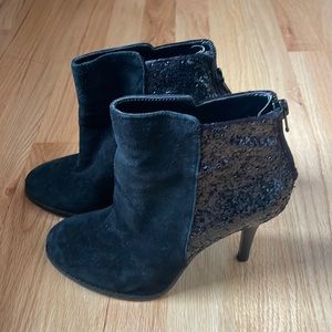 BCBG BLACK BOOTIES